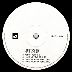 Vinyl Record Pet Shop Boys – I Don't Wanna LP