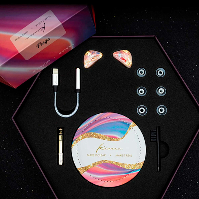 In-ear headphones Kinera Freya Pink Crowned - img.9