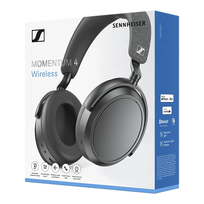Wireless Headphones Sennheiser Momentum 4 Wireless Graphite - img.5
