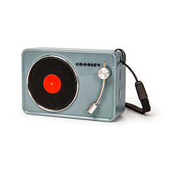 Portable speaker Crosley Mini Turntable Bluetooth Speaker Tourmaline Grey