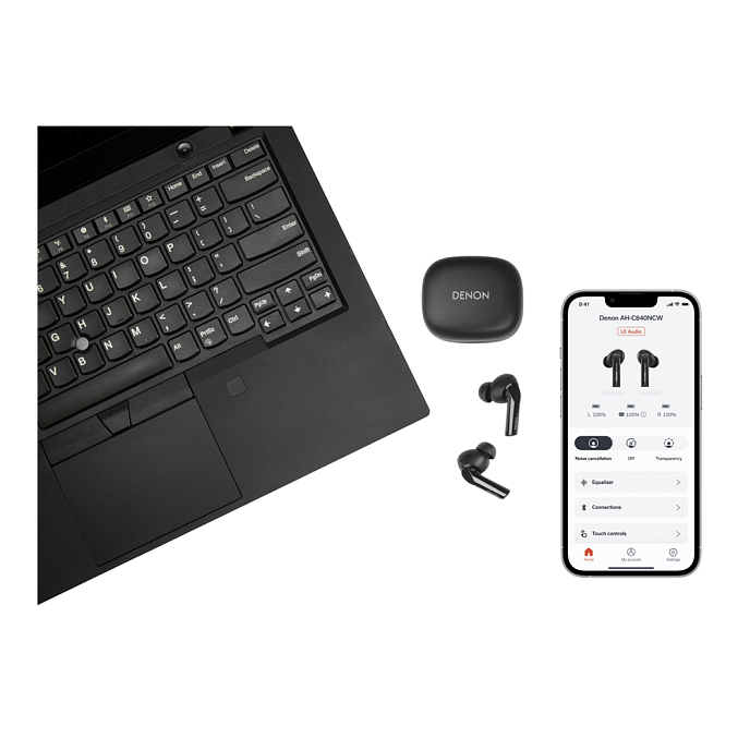 Wireless Headphones Denon AH-C840NCW Black - img.16