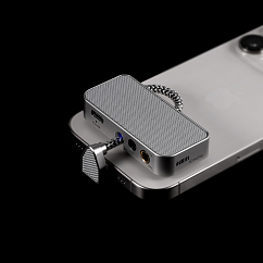 Headphone amplifier with DAC ddHiFi TC44Grip Silver