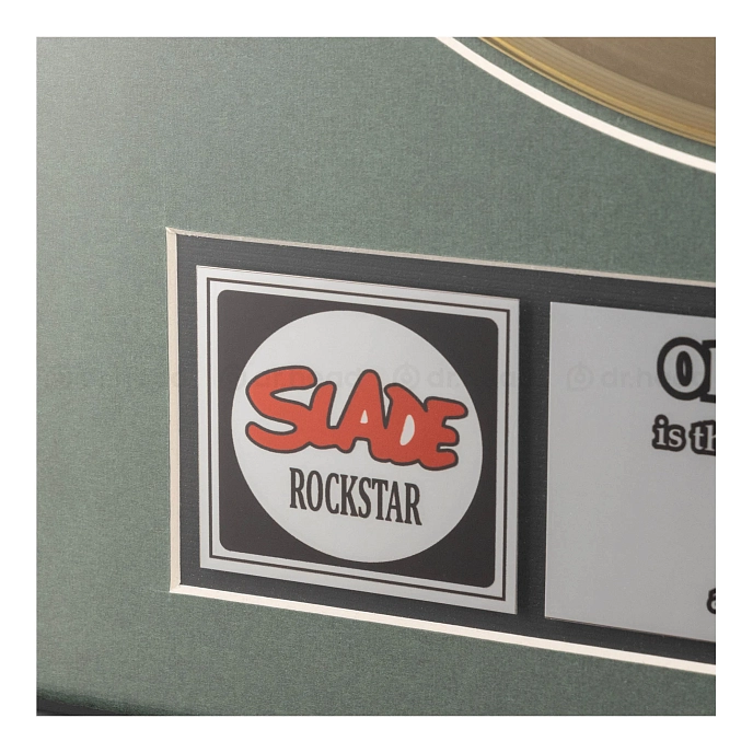 Souvenir Декор Золотой диск Slade - Old New Borrowed And Blue - img.3