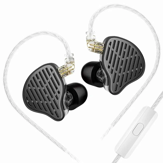 In-ear headphones KZ PR2 HBB with Mic Black - img.0