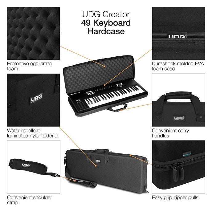 Case UDG Creator 49 Keyboard Hardcase Black - img.9