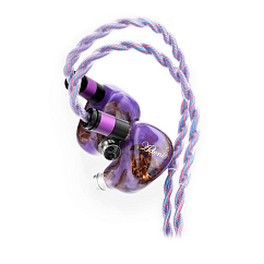 In-ear headphones Queen Of Audio Adonis New Purple