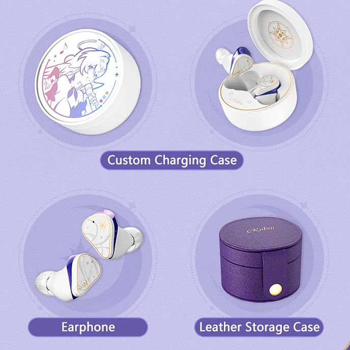 Wireless Headphones MoonDrop Robin White/Blue - img.6