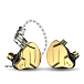 - img.0 In-ear headphones KZ ZSN Pro X with Mic Gold - img.0