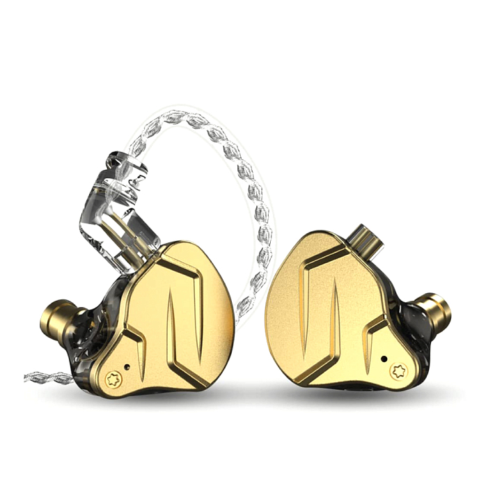 In-ear headphones KZ ZSN Pro X with Mic Gold - img.0