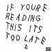 Vinyl Record Drake – If You're Reading This It's Too Late LP - img.0