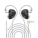 - img.0 In-ear headphones KZ AS16 PRO with Mic Black - img.0