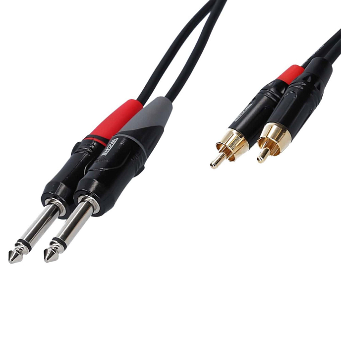 Cable ENOVA EC-A3-CLMPLM-5 Black 2x6.3мм - 2RCA(m) 5m - img.2