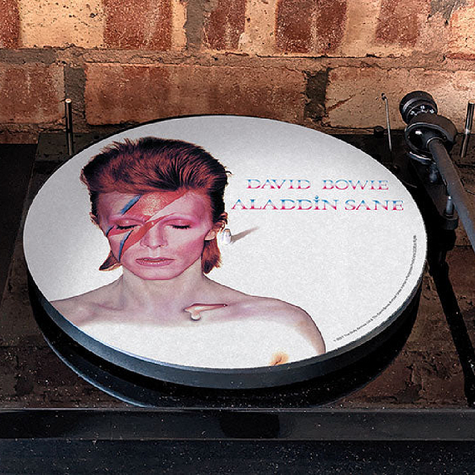 Vinyl Accessory Pyramid David Bowie Aladdin Sane (12 Slipmat) White - img.2