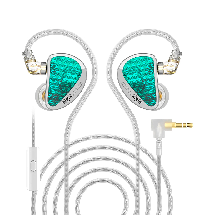 In-ear headphones KZ AS16 PRO with Mic Green - img.0