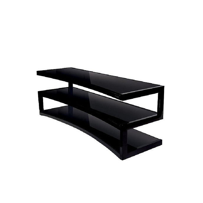 Hi-Fi Stand NorStone Esse Curve Black Satin/Black - img.0