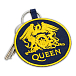 Souvenir Pyramid Queen Crest (Woven Keychain) Black/Yellow - img.2 Souvenir Pyramid Queen Crest (Woven Keychain) Black/Yellow - img.2