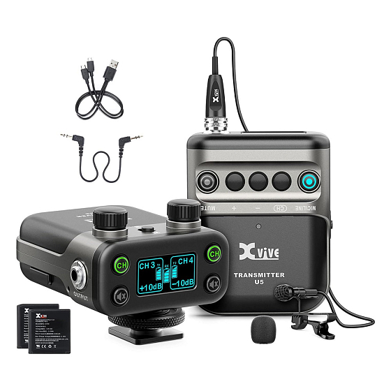 Wireless in-ear monitor system XVIVE U5 Black - img.0