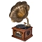MJI Audio Gramophone Classic Bronze Horn Turntable