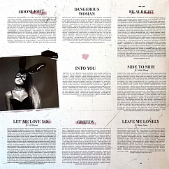 Vinyl Record Ariana Grande - Dangerous Woman (Pink&Black Swirl) - 2LP