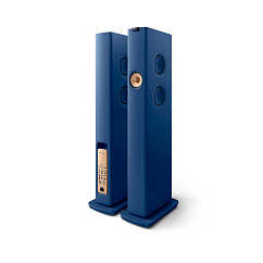 Kit KEF LS60 Wireless Royal Blue + Kube 8B Subwoofer + KW1 Kit
