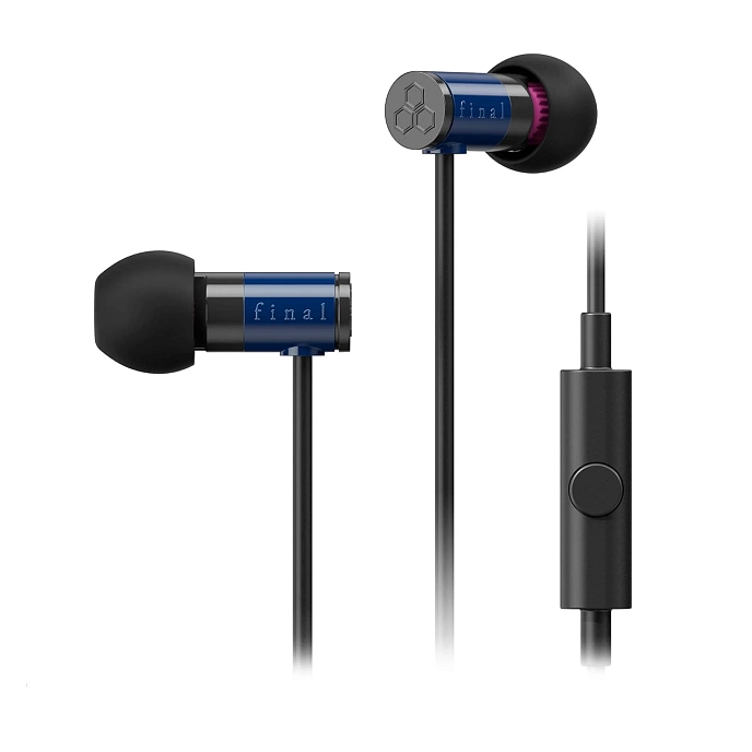 In-ear headphones Final Audio E1000C with Mic Blue - img.0