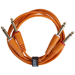 Cable UDG Ultimate Audio Cable Set 2Jack 6.3mm - 2Jack 6.3mm Straight 1.5m Orange