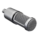 - img.2 Studio microphone Audio-Technica AT2020 Gun Metal - img.2