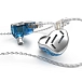 - img.1 In-ear headphones KZ ZAX with Mic Silver - img.1