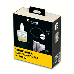 Vinyl Accessory Pro-Ject Maintenance Set Premium (Lube It/Drive Belt/2M Silver Stylus)