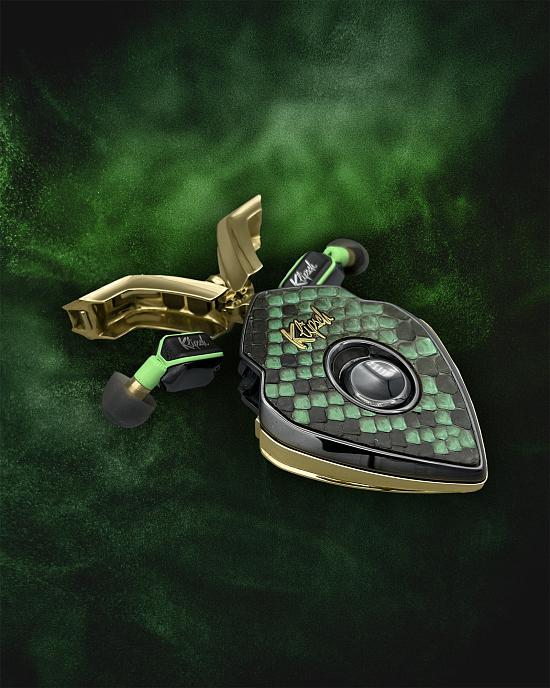 Wireless Headphones Klipsch T10 Bespoke Edition Green Anaconda - img.3