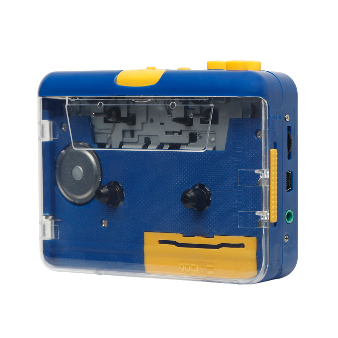 Player MJI Audio J09 Cassette Player Blue - img.1
