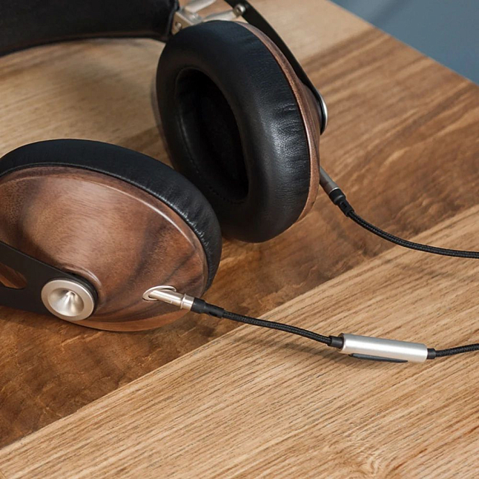 Cable Meze Mono Standard 3.5mm with Mic Black Silver 1.2m - img.2