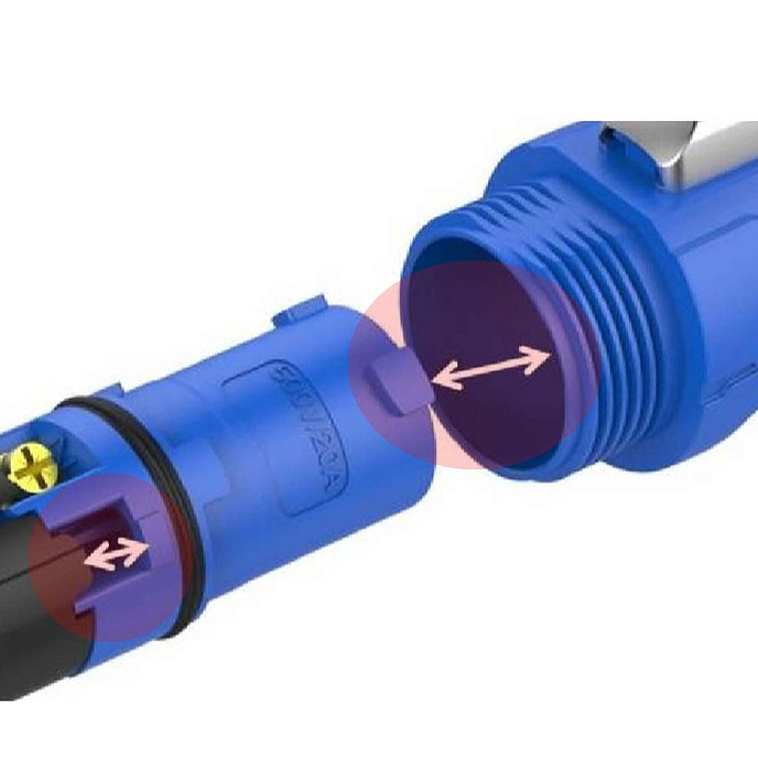 Cable ENOVA PO23FP-IN Blue 230 V 20 A - img.2