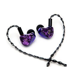 IEMs headphones Queen Of Audio Pink Lady Purple