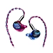 - img.0 Headphones Celest Phoenixcall Purple Blue 3.5mm - img.0