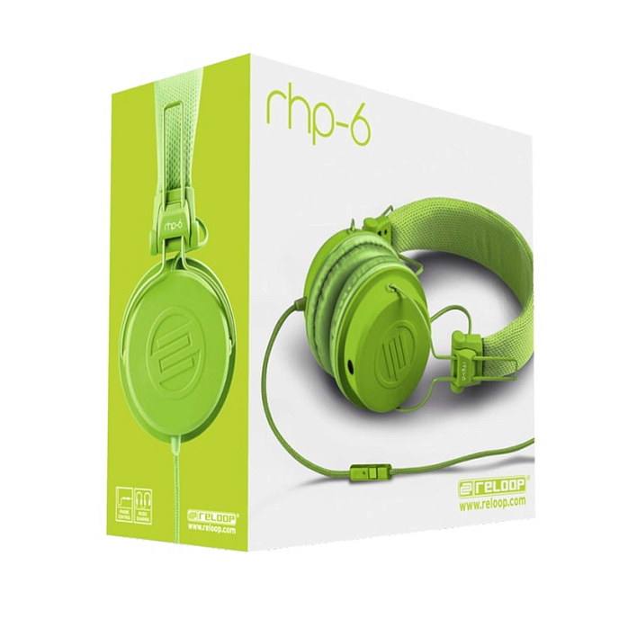 DJ headphones Reloop RHP-6 Green - img.3