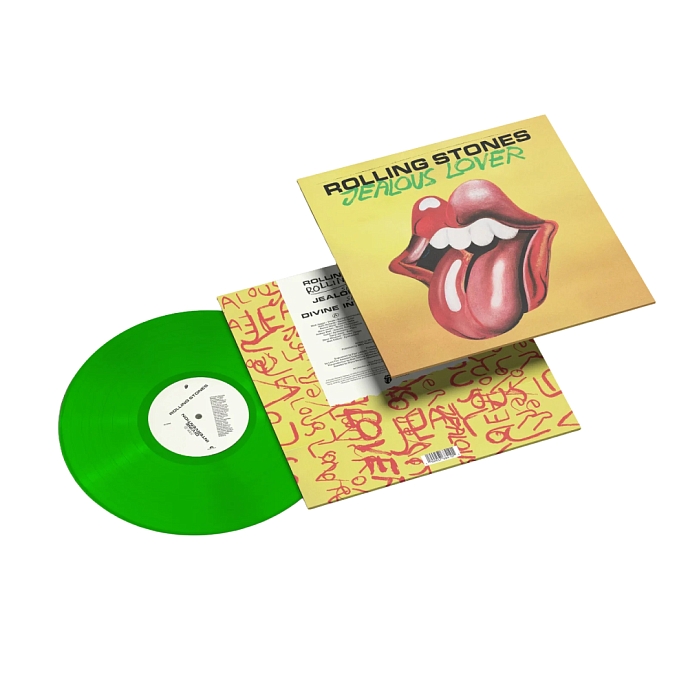Vinyl Record Rolling Stones - Jealous Lover (10, 45 RPM, Single, Green) LP - img.1