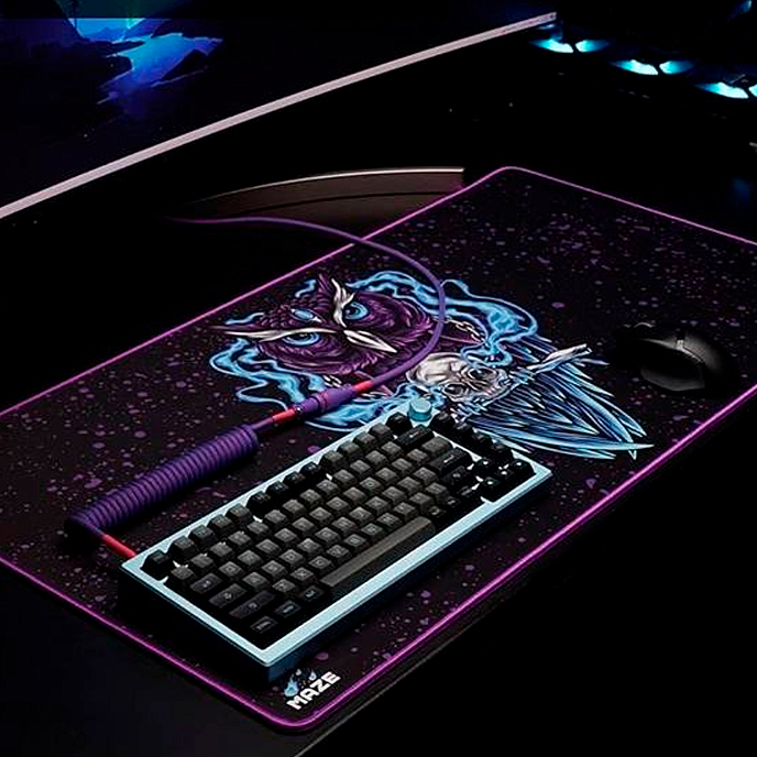 Mouse pad Maze NIGHT OWL-B Black 3XL - img.2