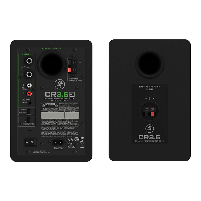 Studio monitor Mackie CR3.5BT Black - img.2