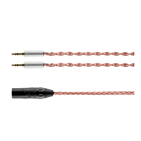 Cable MoonDrop UP Earphone Upgrade Cable XLR to 6.35mm 0.3mm - img.0