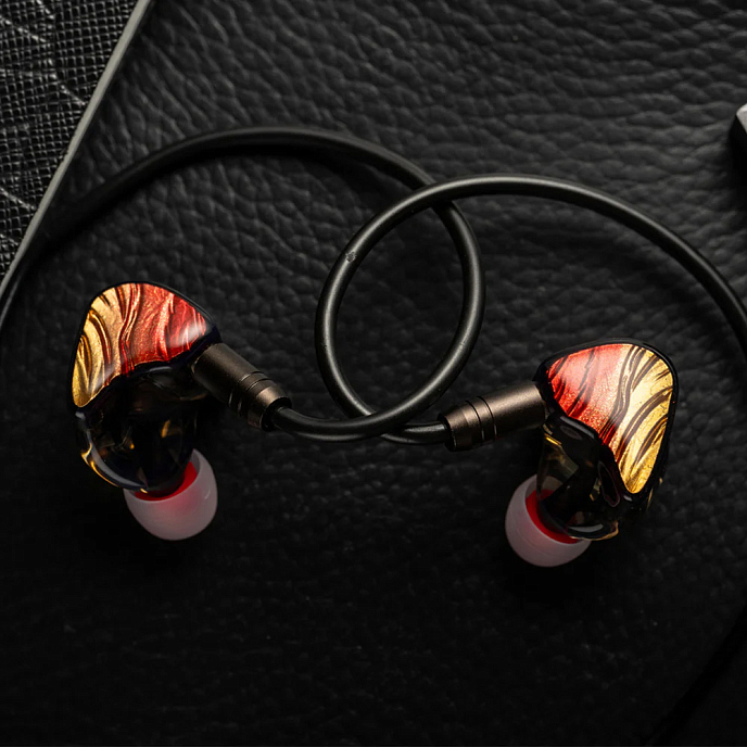 In-ear headphones Celest IgniteX Beast Golden Red 3.5mm - img.1