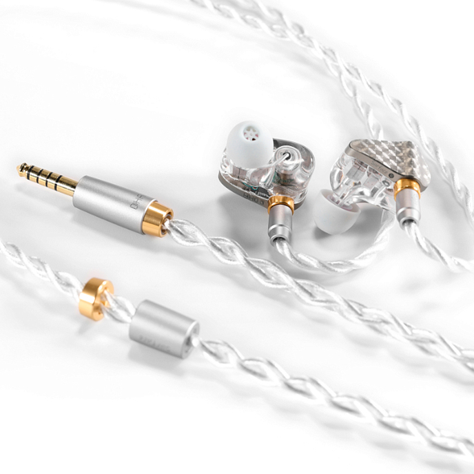 In-ear headphones ddHiFi E14D Surface Silver - img.3