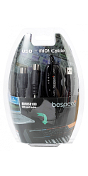 Cable Bespeco BMUSB100 MIDI - USB