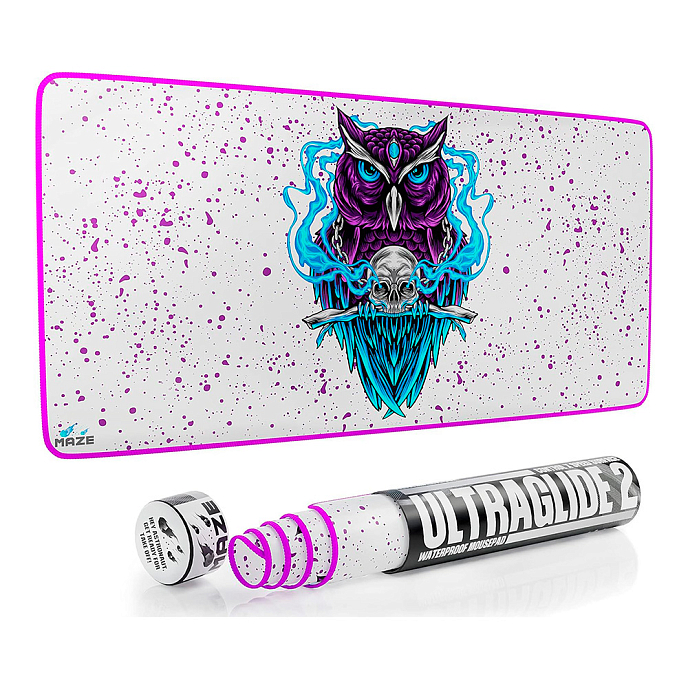 Mouse pad Maze NIGHT OWL-W White 2XL - img.0
