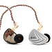 In-ear headphones KZ AS16 with Mic Black - img.1