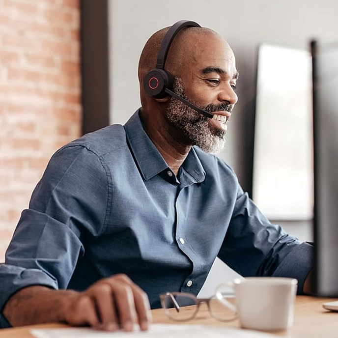 Headset Jabra Evolve 65 TE Link 390a MS Stereo Stand Black - img.2