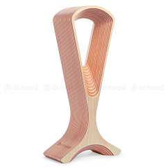 Headphone stand Dr.Head Under Wood Snowstorm 1 Natural Orange