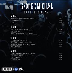 Vinyl Record George Michael – Rock In Rio - Transparent Blue 2LP