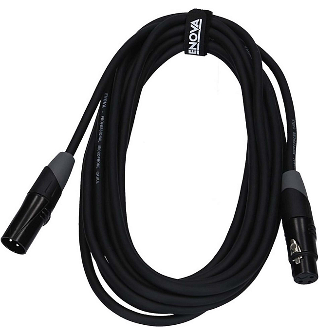 Cable ENOVA EC-A1-XLFM-20 Black XLR(f) - XLR(m) 20m - img.1
