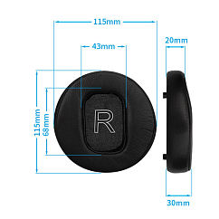 Eartips Sivga EarPads for Sendy Audio Peacock Black